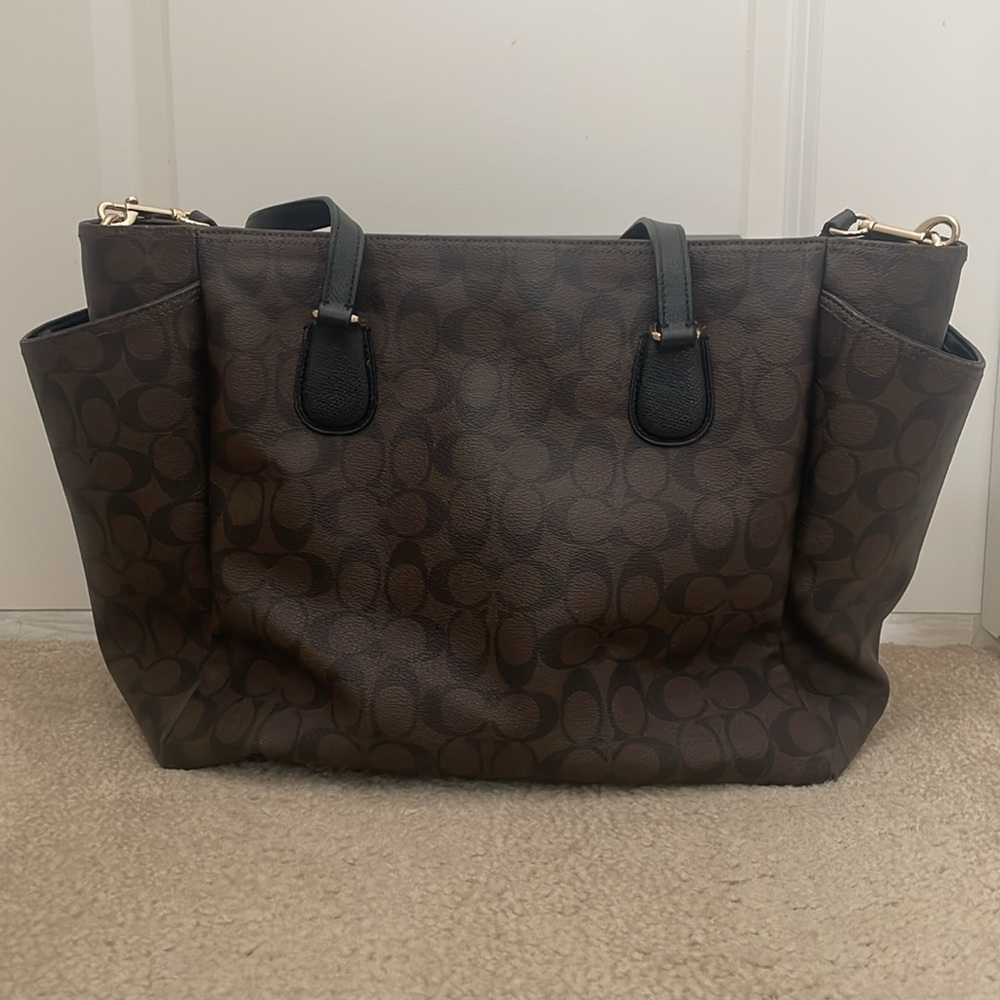 Coach Signature Diaper Bag - Picture 2 of 9